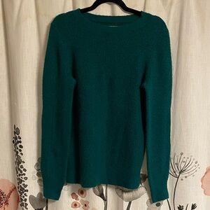LOFT Teal Crew Neck Sweater Size Medium